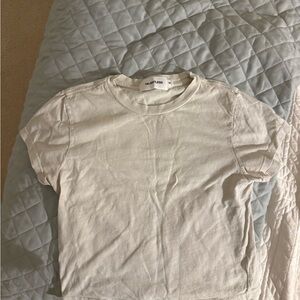 Talentless Bone Crop Top tee